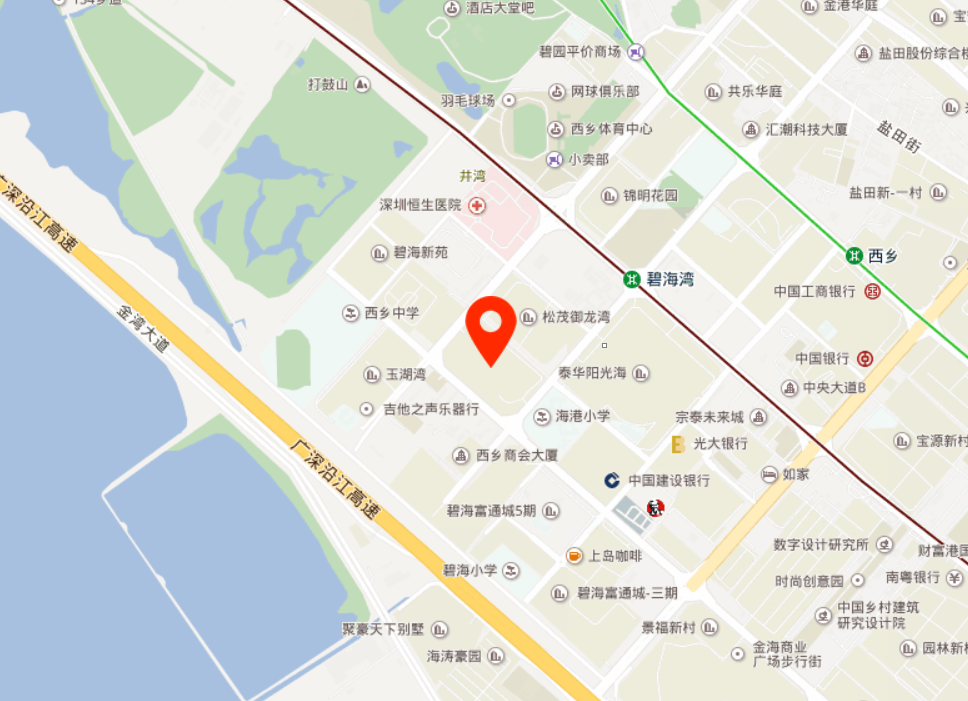 前海科兴科学园（正中华丽中心）地图位置